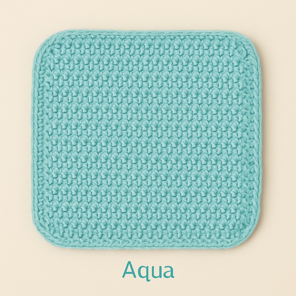Crochet Washcloth - Handmade Cotton Cloth for Everyday Use
